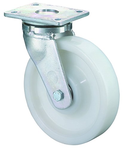 BS Rollen RR100.B15.250 Schwerlastrolle, Lenkrolle, Ø 250 mm, Anschraubplatte, Kunststoffrad von BS Rollen