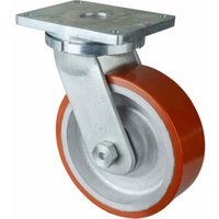 Schwerlast-Lenkrolle D.300mm Trgf.2800kg Platte L255xB200mm Schwerlast-Lenkrolle D.300mm Trgf.2800kg Platte L255xB200mm von BS Rollen