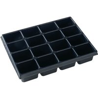 Bs Systems - Kleinteileeinsatz i-BOXX® iB 72 B349xT265xH63mm Polystyrol mit 16 Mulden schwarz von BS SYSTEMS