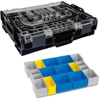 Sortimo Systemkoffer L-Boxx 102 schwarz mit transparentem Deckel + Insetboxen BC3 Sortimo Systemkoffer L-Boxx 102 schwarz mit transparentem Deckel + Insetboxen BC3 von BS SYSTEMS