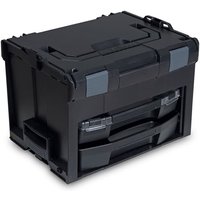 Sortimo Systemkoffer LS-Boxx 306 schwarz / Industrial Line mit i-Boxx 72 + LS-Tray von BS SYSTEMS