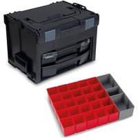 Bs Systems - Sortimo Systemkoffer LS-Boxx 306 schwarz mit i-Boxx 72 + LS-Tray + Insetboxenset A3 von BS SYSTEMS