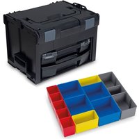 Sortimo Systemkoffer LS-Boxx 306 schwarz mit i-Boxx 72 + LS-Tray + Insetboxenset C3 von BS SYSTEMS