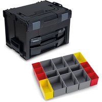 Bs Systems - Sortimo Systemkoffer LS-Boxx 306 schwarz mit i-Boxx 72 + LS-Tray + Insetboxenset I3 von BS SYSTEMS