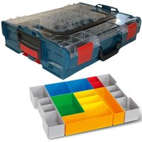 Sortimo Systemkoffer L-Boxx 102 Ozeanblau, transparenter Deckel + Insetboxen H3 von BS SYSTEMS