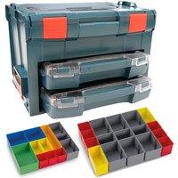 Sortimo Systemkoffer LS-Boxx 306 Ozeanblau + 2 x i-Boxx 72 , 2x Insetboxenset H3 von BS SYSTEMS