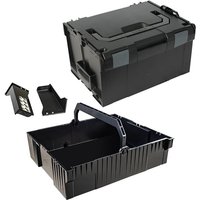 Sortimo Systemkoffer L-Boxx 238 schwarz / Industrial Line inkl. Einhängeeinsatz von BS SYSTEMS