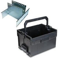 Sortimo Werkzeugkoffer Systemkoffer LT-Boxx 272 schwarz inkl. 3 Fach Trennblechset von BS SYSTEMS
