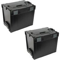 Bs Systems - Sortimo Systemkoffer L-Boxx 374 2 Stück schwarz / Industrial Line passend zu Bosch von BS SYSTEMS