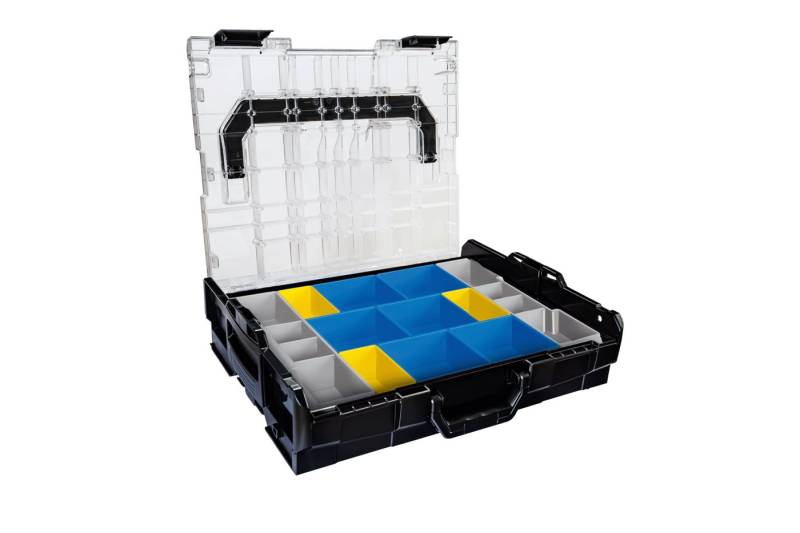 Sortimo® Werkzeugkoffer Bosch Sortimo L-Boxx 102 anthrazit Deckel Transparent mit Insetboxen von Sortimo®