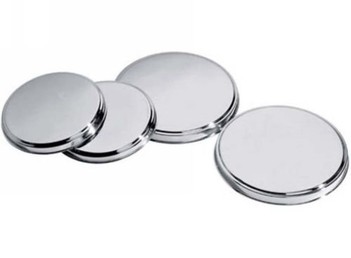 4 Stück Edelstahl Herdabdeckplatten-Set, silber von BS