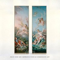 Aurora Und Cephalus Venus Auf Den Wellen François Boucher Reproduktion Leinwand Kunst, 100% Handgemaltes Ölgemälde Renaissance Kunst von BSAReproduction