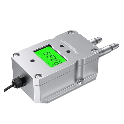 0-100 Pa 0-200 Pa 0-500 Pa Luftdifferenzdrucksensor 4-20 mA Ausgang LCD digitaler Differenzdrucksender(0-10KPa) von BSAXITHZB