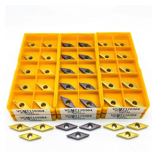 10 STÜCKE VCMT 110304 VP15TF UE6020 US735 Edelstahl Hartmetall-drehwerkzeuge VCMT110304(VCMT110304 UE6020) von BSAXITHZB