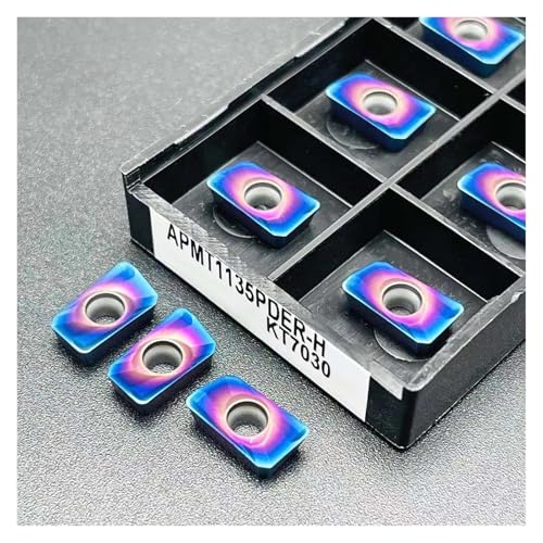 10PCS APMT1135 M2 VP15TF APMT1135 H2 VP15TF APMT1135 M2 Hartmetall Drehen Werkzeuge APMT1135PDER(APMT1135 H2 KT7030) von BSAXITHZB