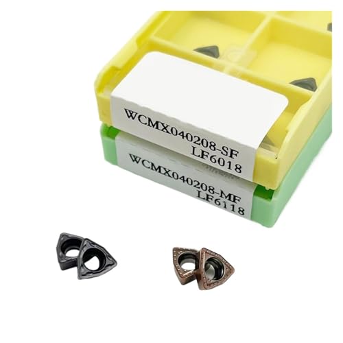 10PCS WCMX030208 WCMX040208 WCMT050308 WCMT06T308 WCMT080412 SF MF LF6018 Hartmetall Drehen Werkzeuge WCMX WCMT U-Förmigen CNC Drehmaschine(LF6018_WCMT080412) von BSAXITHZB