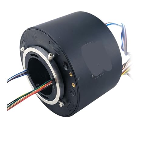 360-Grad-Drehung Durchgangsloch-Schaltkreis-Schleifring 5A10A20A Innendurchmesser 50 Außendurchmesser 119 Hohlwelle elektrischer Rotations-Schleifring(6 way 10A inner 50mm outer 119mm) von BSAXITHZB