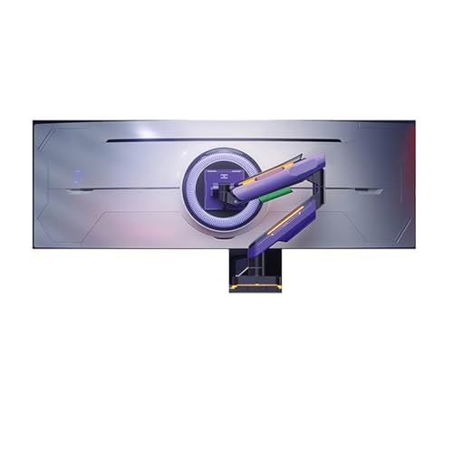 BSAXITHZB Monitorständer T18E Computer-Roboterarm-Freischwinger-Display 49-Zoll-E-Sport-Bildschirmständer(Purple) von BSAXITHZB