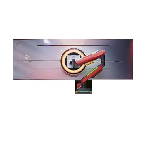 BSAXITHZB Monitorständer T18E Computer-Roboterarm-Freischwinger-Display 49-Zoll-E-Sport-Bildschirmständer(Red) von BSAXITHZB