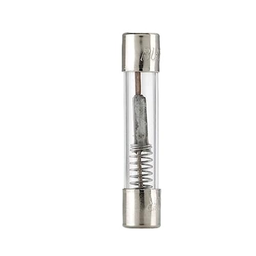 Glasrohrsicherung for Kommunikationsgeräte MDQ-BV 1A-15A 250V träge Unterbrechung mit Blei (Size : MDQ-1/4) von BSAXITHZB