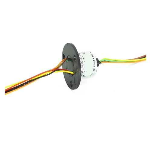 Kapsel-Schleifring-Kollektorring mit 12,5 mm Außendurchmesser, 6 Kanäle, 1,5-A-Signal, geeignet for automatisch einziehbare Leitungs-/Unterhaltungsgeräte(6CH 1.5A C flange) von BSAXITHZB