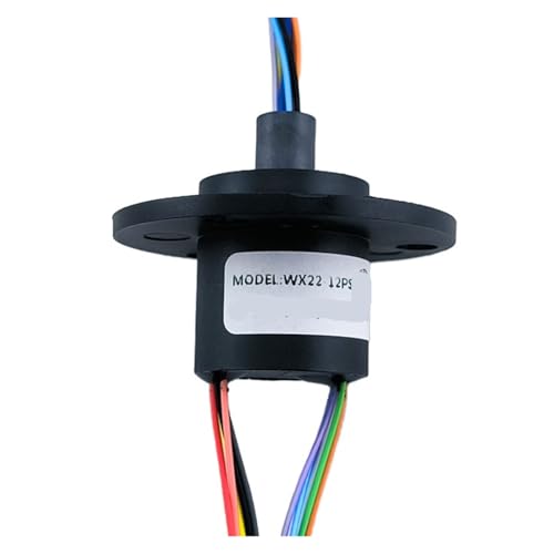 WX22-12PS kleiner elektrischer Schleifring, rotierender, nicht gewickelter leitfähiger Ring, Außendurchmesser 22 mm, 12-fach, 2A, elektrischer Schleifring WX22-12PS kleiner elektrischer Schleifring, rotierender, nicht gewickelter leitfähiger Ring, Außendurchmesser 22 mm, 12-fach, 2A, elektrischer Schleifring von BSAXITHZB