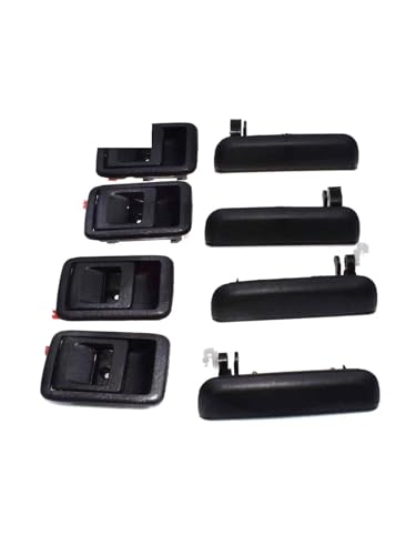 BSBZGKGPBW Auto Türgriff FÜR TOYOTA FÜR STARLET 96-99 FÜR TERCEL 95-Innen Außen Tür Griff 69220-0A010 6920610070A(8 pcs) von BSBZGKGPBW