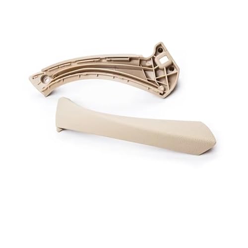 BSBZGKGPBW Auto Türgriff Für E90 E91 E92 E93 3er-Serie 316 318 320 323 325 328 330 335 Auto-Innengriff Ersetzen Innentürverkleidung Pull Trim Cover(Beige left kit) von BSBZGKGPBW