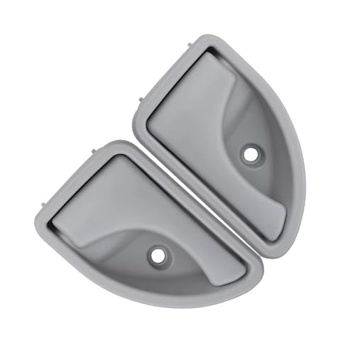 BSBZGKGPBW Auto Türgriff Für Für KANGOO Für TWINGO 8200247802 8200247803 8200383752 8200259377 2Pcs Innen Vorne Hinten Links Rechts Türgriff(Grey) von BSBZGKGPBW