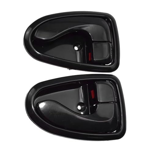 BSBZGKGPBW Auto Türgriff Für Hyundai Für Accent 2000 2001 2002 2003 2004 2005 2006 1 Paar Auto-Innentürgriffe Vorne Hinten Links Rechts(Black) von BSBZGKGPBW