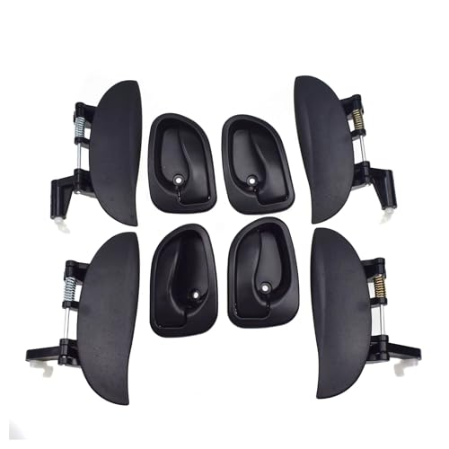 BSBZGKGPBW Auto Türgriff Für Hyundai Für Atos Für Amica Für Sanatro 1997-2000 2001 2002 2003 2004 2005 4 Oder 8 Außen- Oder Innentürgriff Vorne Hinten Links Rechts(Outside Inside Kit) von BSBZGKGPBW