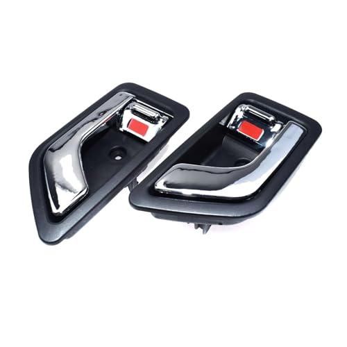 BSBZGKGPBW Auto Türgriff Für Hyundai Für Getz/Für Klicken/TB 2002 2003 2004 2005 2006 2007 2008 2009 Innen Innen Innen Tür Griff Links Rechts(Chrome Pair) von BSBZGKGPBW