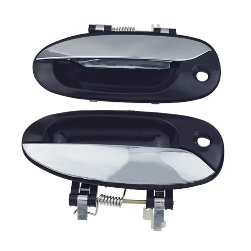 BSBZGKGPBW Auto Türgriff Für Kia Für Carens 2002-2006 0K2FB-59410 0K2FB-58410 0K2FB-73410 0K2FB-72410 Vorne/Hinten Links/Rechts Außentür Griff Chrom(Front left right) von BSBZGKGPBW
