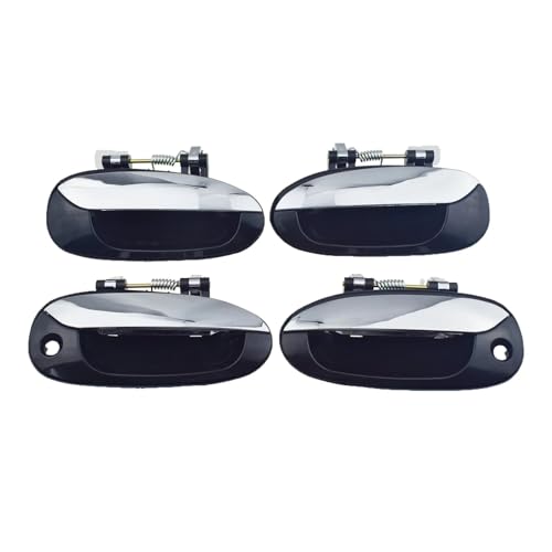 BSBZGKGPBW Auto Türgriff Für Kia Für Carens 2002-2006 0K2FB-59410 0K2FB-58410 0K2FB-73410 0K2FB-72410 Vorne/Hinten Links/Rechts Außentür Griff Chrom(Set of 4 sides) von BSBZGKGPBW