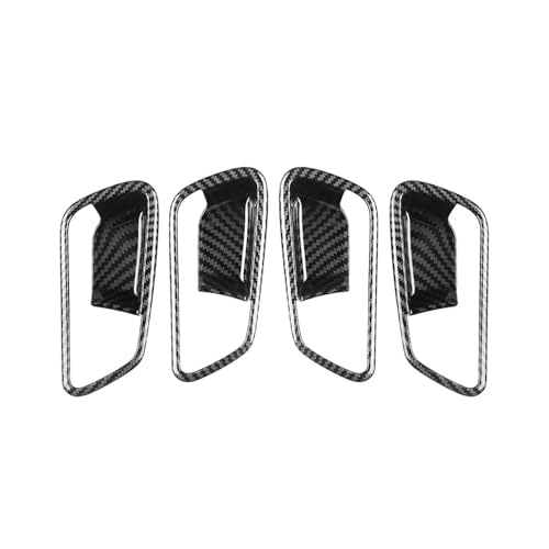 BSBZGKGPBW Auto Türgriff Für Kia Für Morning Für Picanto 2022 Auto Carbon Fiber Innentürgriffabdeckung Türschüsselgriff Zierrahmen Aufkleber von BSBZGKGPBW