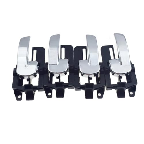 BSBZGKGPBW Auto Türgriff Für Nissan Für Qashqai 2007 2008 2009 2010 2011 2012 2013 1/2 /4 Pcs Innen Tür Griff Vorne Hinten Links Fahrer Oder Rechts Passagier(With Frame 4 Sides) von BSBZGKGPBW
