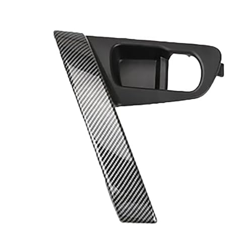 BSBZGKGPBW Auto Türgriff Für Nissan Für Qashqai J10 2007-2015 Auto Carbon Fiber Innen Türgriffe Basis Innen Türgriff Abdeckung Trim(Left) von BSBZGKGPBW