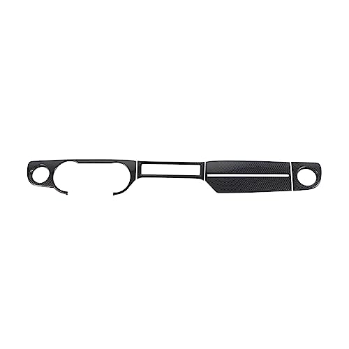 BSBZGKGPBW Auto Zentrale Steuerung Panel Auto-Innenleisten Mittelkonsole Armaturenbrett Dekoration Zubehör Für Ford Für Mustang 2010 2011 2012 2013 2014(Black) von BSBZGKGPBW