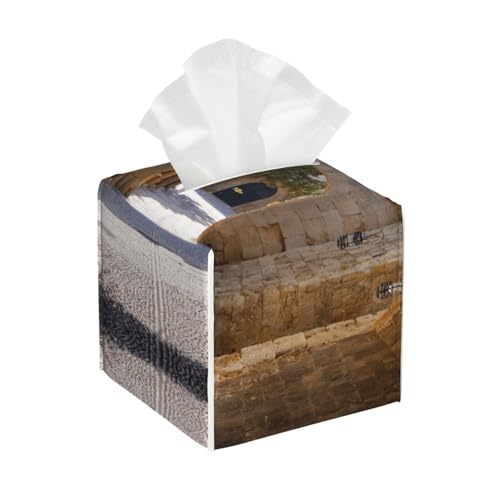 Italian Street Taschentuchbox-Abdeckung, quadratisch, Taschentuchbox-Abdeckung, quadratisch, aus PU-Leder Italian Street Taschentuchbox-Abdeckung, quadratisch, Taschentuchbox-Abdeckung, quadratisch, aus PU-Leder von BSBurui