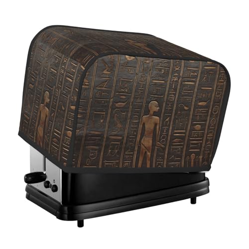 Antike ägyptische Hieroglyphen-Toaster-Abdeckungen, 2 Scheiben, Brotmaschinen-Abdeckungen, gesteppter Toaster, staubdichte Abdeckung, kleine waschbare Geräteabdeckungen, Brotbackmaschinen-Schutz, für Antike ägyptische Hieroglyphen-Toaster-Abdeckungen, 2 Scheiben, Brotmaschinen-Abdeckungen, gesteppter Toaster, staubdichte Abdeckung, kleine waschbare Geräteabdeckungen, Brotbackmaschinen-Schutz, für von BSCKKDMN