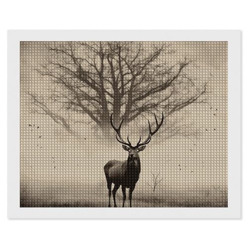 BSCKKDMN Abstrakter Baum Elch Bild Diamant Malerei Kits für Erwachsene Diamant Kunst Kit für Anfänger 5D DIY Full Square Diamond Art Craft Kits für Erwachsene für Home Wall Decor BSCKKDMN Abstrakter Baum Elch Bild Diamant Malerei Kits für Erwachsene Diamant Kunst Kit für Anfänger 5D DIY Full Square Diamond Art Craft Kits für Erwachsene für Home Wall Decor von BSCKKDMN