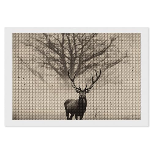 BSCKKDMN Abstrakter Baum Elch Bild Diamant Malerei Kits für Erwachsene Diamant Kunst Kit für Anfänger 5D DIY Full Square Diamond Art Craft Kits für Erwachsene für Home Wall Decor BSCKKDMN Abstrakter Baum Elch Bild Diamant Malerei Kits für Erwachsene Diamant Kunst Kit für Anfänger 5D DIY Full Square Diamond Art Craft Kits für Erwachsene für Home Wall Decor von BSCKKDMN