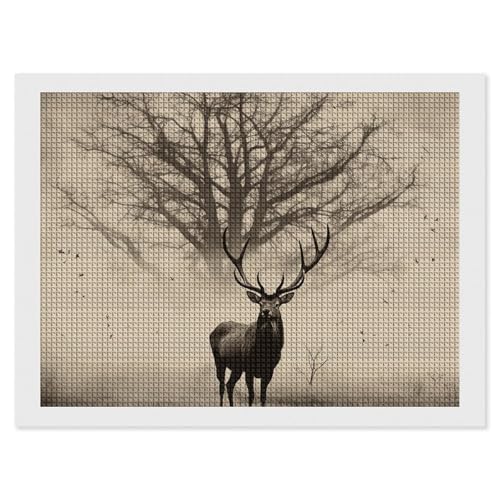 BSCKKDMN Abstrakter Baum Elch Bild Diamant Malerei Kits für Erwachsene Diamant Kunst Kit für Anfänger 5D DIY Full Square Diamond Art Craft Kits für Erwachsene für Home Wall Decor BSCKKDMN Abstrakter Baum Elch Bild Diamant Malerei Kits für Erwachsene Diamant Kunst Kit für Anfänger 5D DIY Full Square Diamond Art Craft Kits für Erwachsene für Home Wall Decor von BSCKKDMN