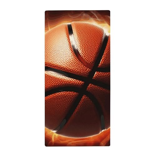 BSCKKDMN Basketball-Handtuch, weich, saugfähig, Badetuch, Geschirrtücher für Küche, Badezimmer, Fitnessstudio, Spa, Zuhause, 72,9 x 35,1 cm BSCKKDMN Basketball-Handtuch, weich, saugfähig, Badetuch, Geschirrtücher für Küche, Badezimmer, Fitnessstudio, Spa, Zuhause, 72,9 x 35,1 cm von BSCKKDMN