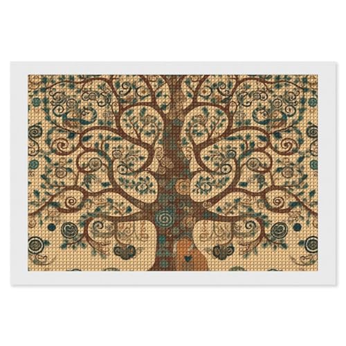 BSCKKDMN Baum des Lebens Diamant Malerei Kits für Erwachsene Diamant Kunst Kit für Anfänger 5D DIY Full Square Diamond Art Craft Kits für Erwachsene für Home Wall Decor BSCKKDMN Baum des Lebens Diamant Malerei Kits für Erwachsene Diamant Kunst Kit für Anfänger 5D DIY Full Square Diamond Art Craft Kits für Erwachsene für Home Wall Decor von BSCKKDMN