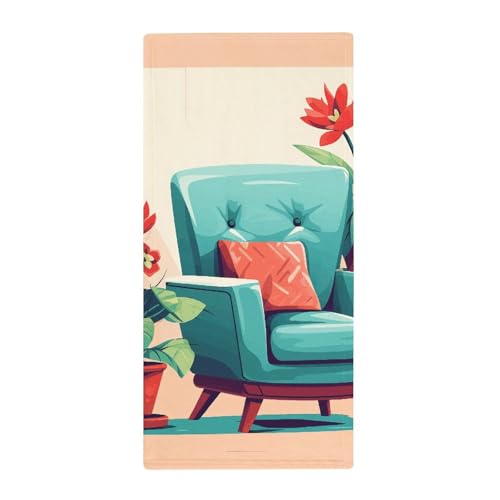 BSCKKDMN Beige Wohnzimmer-Handtuch, weich, saugfähig, Badetuch, Geschirrtücher für Küche, Badezimmer, Fitnessstudio, Spa, Zuhause, 72,9 x 35,1 cm BSCKKDMN Beige Wohnzimmer-Handtuch, weich, saugfähig, Badetuch, Geschirrtücher für Küche, Badezimmer, Fitnessstudio, Spa, Zuhause, 72,9 x 35,1 cm von BSCKKDMN