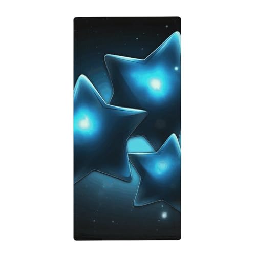 BSCKKDMN Blue Stars Handtuch, weich, saugfähig, Badetuch, Geschirrtücher für Küche, Badezimmer, Fitnessstudio, Spa, Zuhause, 72,9 x 35,1 cm BSCKKDMN Blue Stars Handtuch, weich, saugfähig, Badetuch, Geschirrtücher für Küche, Badezimmer, Fitnessstudio, Spa, Zuhause, 72,9 x 35,1 cm von BSCKKDMN