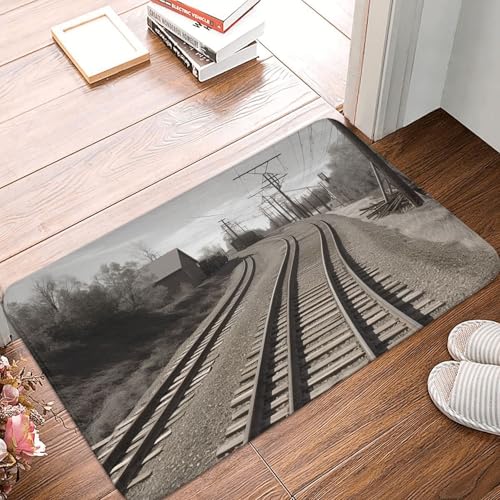 BSCKKDMN Fußmatte für drinnen und draußen, rutschfest, saugfähig, waschbar, Flanell-Badematte, rutschfeste Fußmatten für Küche, Veranda, Büro, 40,6 x 61 cm BSCKKDMN Fußmatte für drinnen und draußen, rutschfest, saugfähig, waschbar, Flanell-Badematte, rutschfeste Fußmatten für Küche, Veranda, Büro, 40,6 x 61 cm von BSCKKDMN