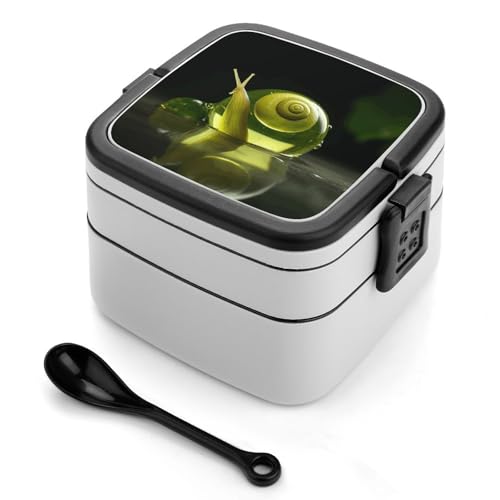 BSCKKDMN Glas Schnecke Bento Box Erwachsene Lunchbox All-in-One Stapelbar Bento Lunchbox mit Fächern Doppelschicht Lunchboxen Auslaufsicher Lunchbox Lunchbehälter für Arbeit Picknick Reisen BSCKKDMN Glas Schnecke Bento Box Erwachsene Lunchbox All-in-One Stapelbar Bento Lunchbox mit Fächern Doppelschicht Lunchboxen Auslaufsicher Lunchbox Lunchbehälter für Arbeit Picknick Reisen von BSCKKDMN