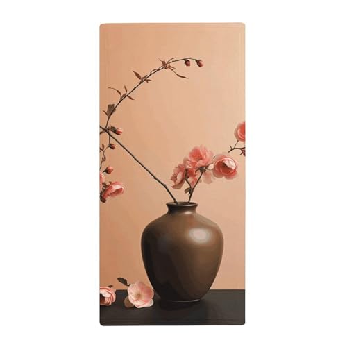 BSCKKDMN Handtuch mit Blumenvase, weich, saugfähig, Badetuch, Geschirrtücher für Küche, Badezimmer, Fitnessstudio, Spa, Zuhause, 72,9 x 35,1 cm BSCKKDMN Handtuch mit Blumenvase, weich, saugfähig, Badetuch, Geschirrtücher für Küche, Badezimmer, Fitnessstudio, Spa, Zuhause, 72,9 x 35,1 cm von BSCKKDMN